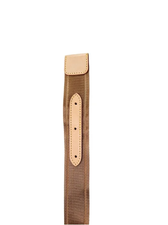 Louis Vuitton Brown & Beige Adjustable Belt Strap One Size - Picture 13 of 14